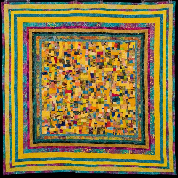 Modern Art Quilt Etsy