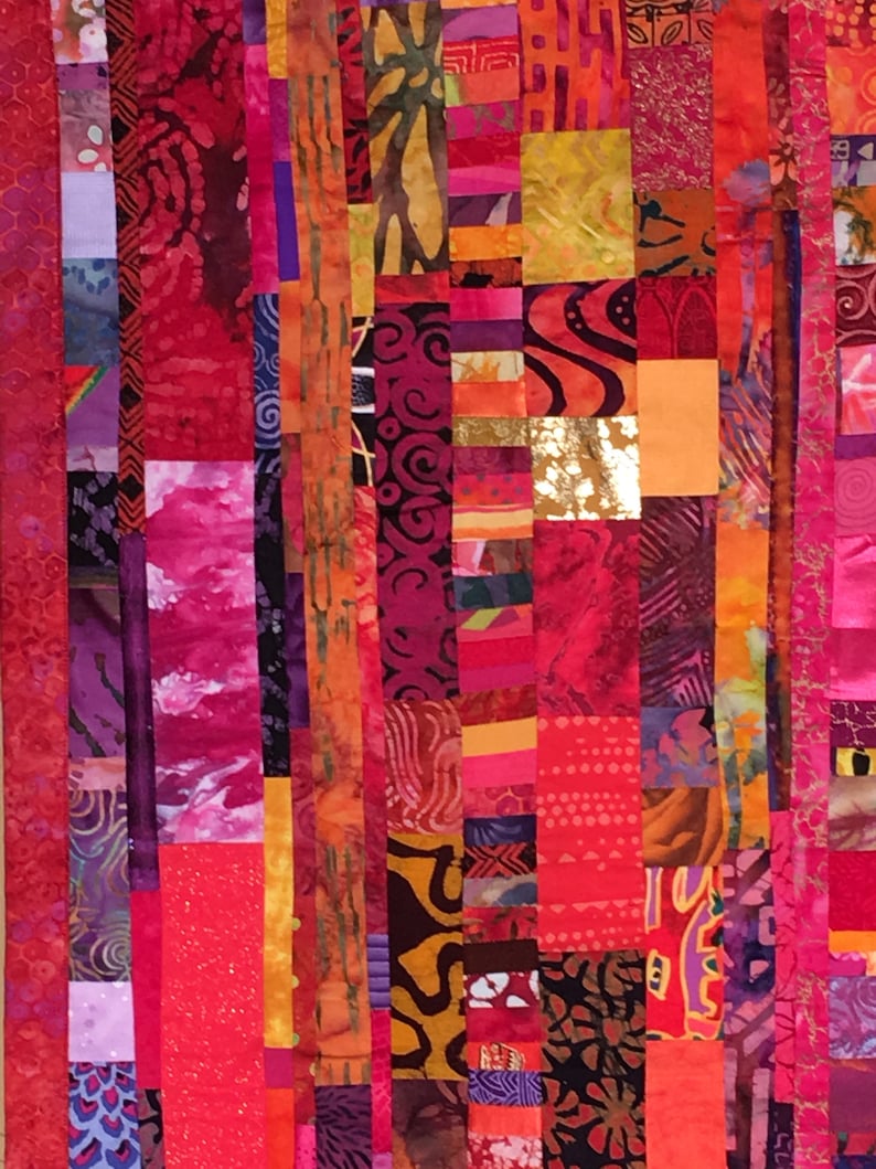 Modern Art Quilt Wall Hanging//american African Australian Etsy