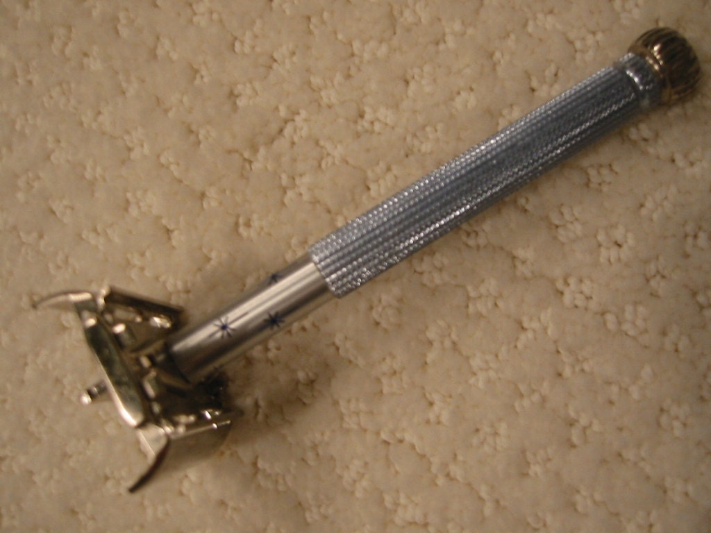 Gillette Razor Stars Vintage Lady Gillette Razor