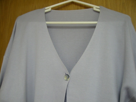 lavender rayon 'Linda Allard for Ellen Tracy'  ca… - image 1