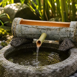 Bamboo water feature - Etsy.de