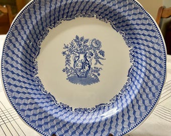Vintage Spode Blue Room Collection “Seasons” Dinner Plate - 10.5”