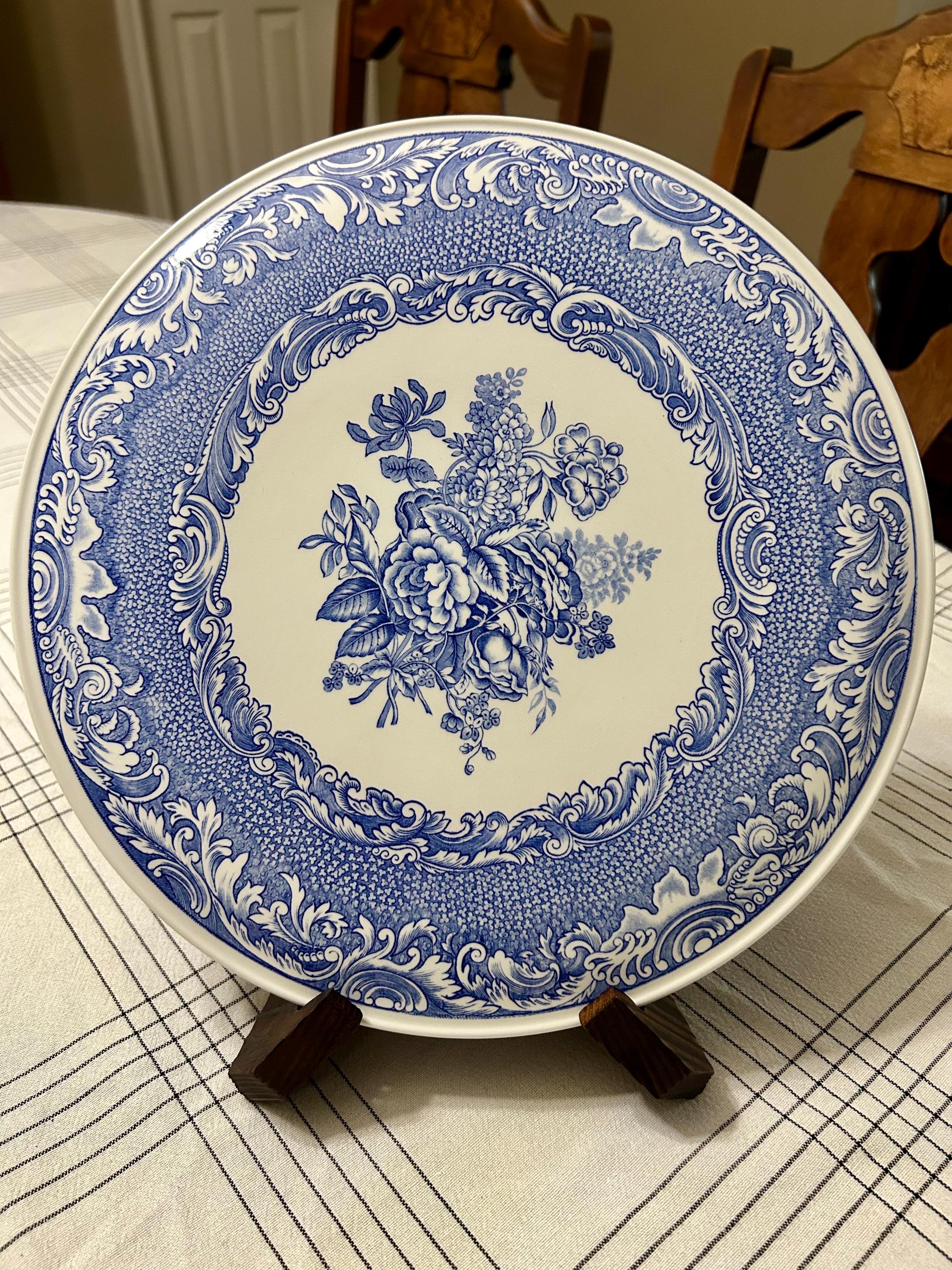 Spode Blue Room Collection ラウンドテーブルクロス Spode, Blue Room Collection | Replacements, Ltd.