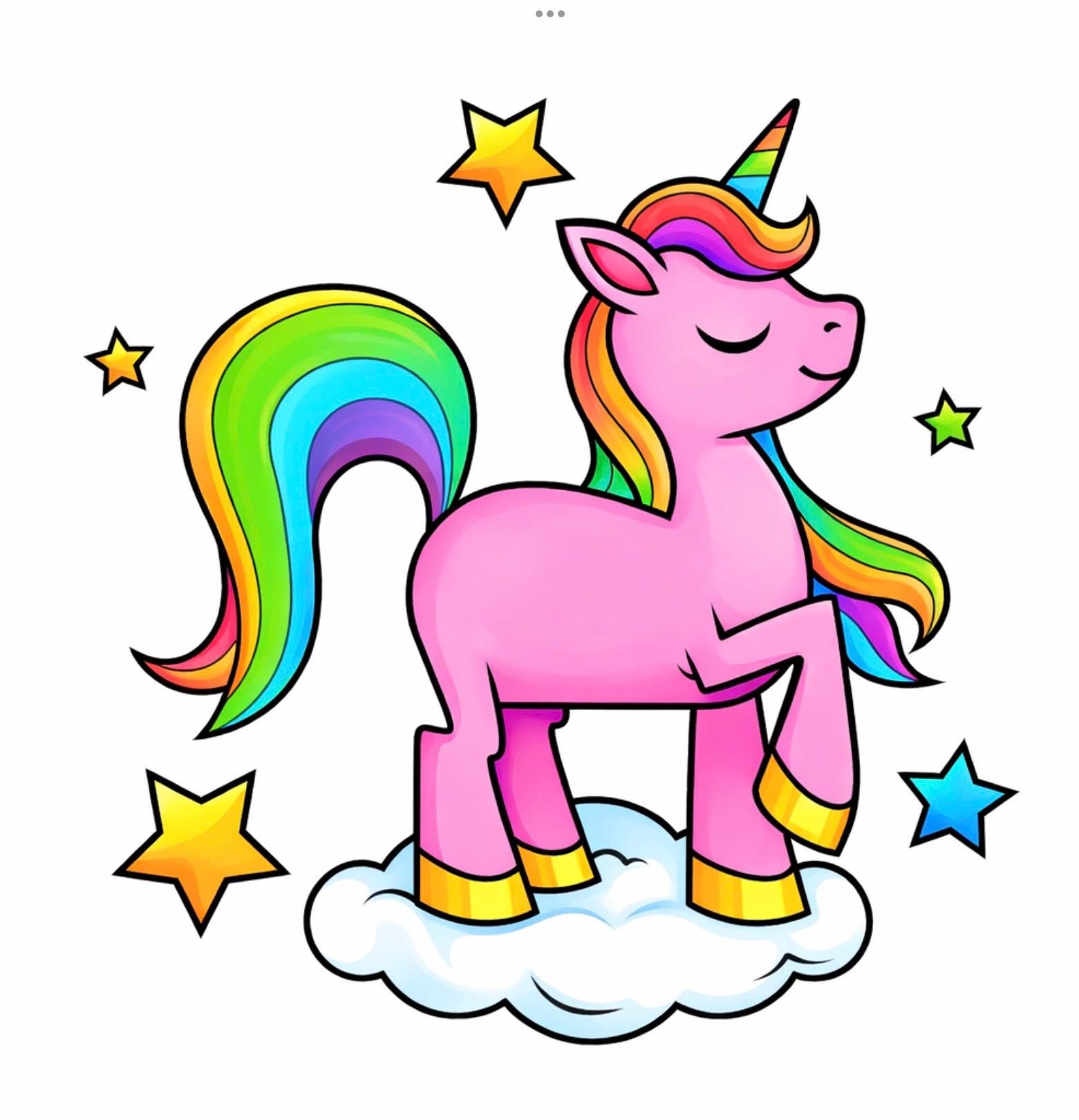 Kids Coloring Book PDF, Unicorn Coloring Pages, Printable Coloring…