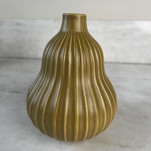 Rare Pristine Vintage Pot Au Porter Jonathan Alder Pottery Vase - Signed w/ Large 'A' Stamp"