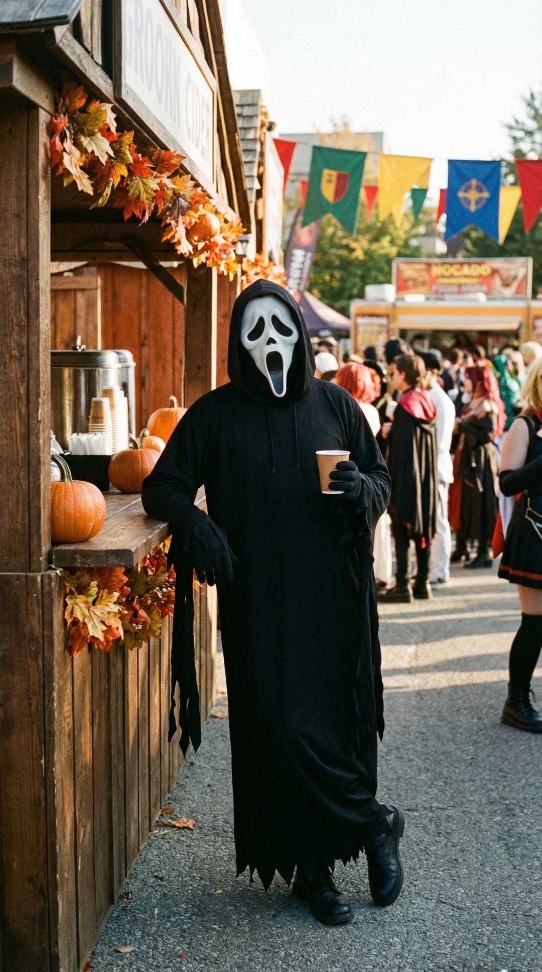 Slasher Robe Horror Slasher Costume With Mask – Classic Hooded Robe Cosplay Set - Etsy