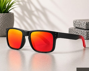 Lunettes de soleil polarisées Oakley Holbrook UV400 monture carrée antireflet unisexe