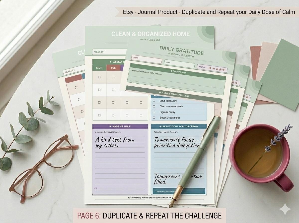 Printable Home Cleaning Schedule, Aesthetic Weekly Tasks PDF, Digital Declutter Planner Page ...