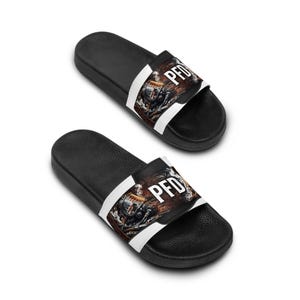 Philadelphia Fire Dept PLD Feuerwehrmann Slide Sandalen | Feuerwehr Geschenk