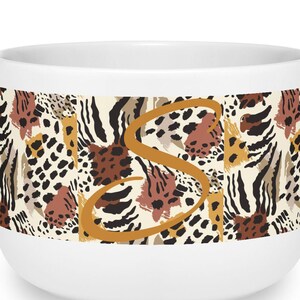 Mug Latte Mom gift mother's day birthday Leopard Floral Monogram  Animal Print Initials or Name