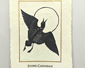 Ilustración de fanart sobre la acalorada rivalidad "El estúpido pájaro lobo canadiense" de Lea Dickert.