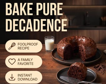 Scarica la ricetta della torta al doppio cioccolato