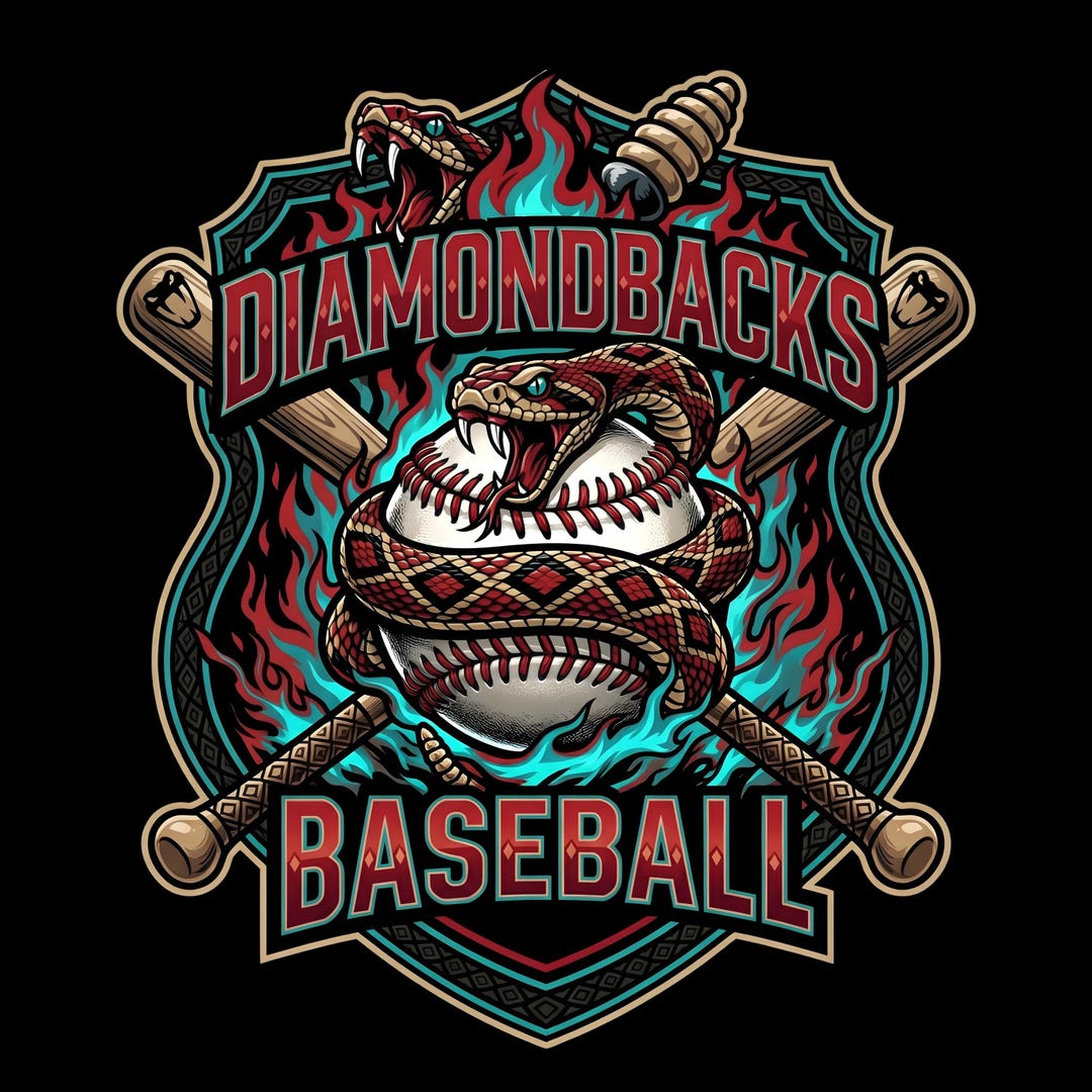 D-backs Baseball Svg Png , Vintage Baseball Team Design, Sport Fan Artn ...