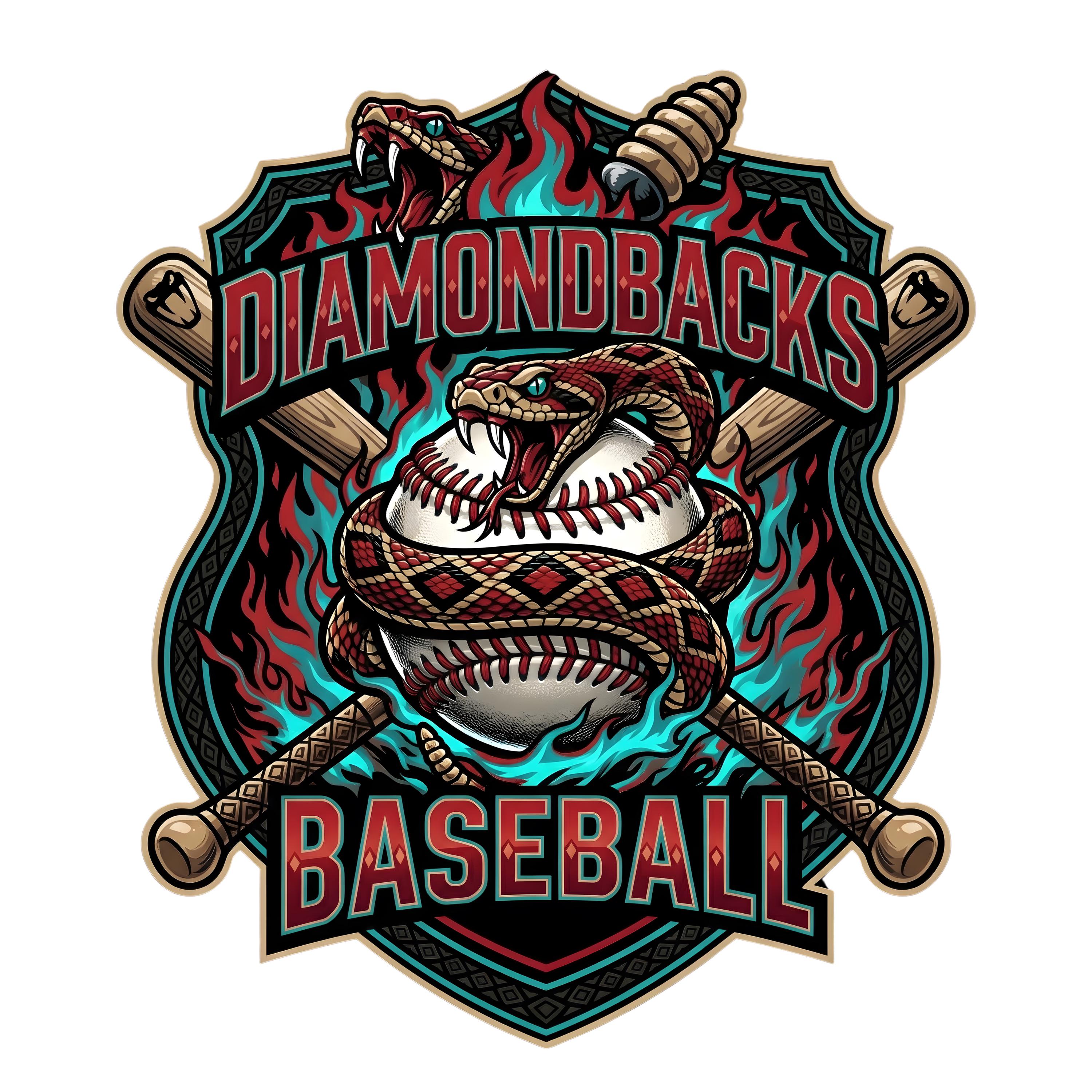 D-backs Baseball Svg Png , Vintage Baseball Team Design, Sport Fan Artn ...