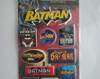 Naklejki 3D Batman Tom Vintage Mroczny Rycerz Detektyw Komiksy Film Bruce Wayne