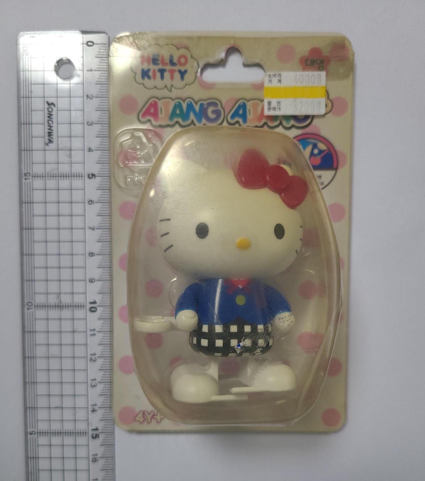 Vintage Hello Kitty Walking Wind-up Toy Sanrio Officially Licensed