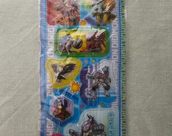 Naklejki Digimon Savers 3D Volume Vintage RizeGreymon MachGaogamon