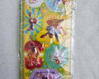 Naklejki 3D w formacie vintage Digimon Savers Gaogamon Greymon