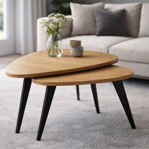 Organic coffee table | CNC plans | DXF | STEP | Digital download