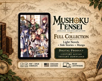 Colección completa de Mushoku Tensei / Todos los volúmenes (novelas ligeras) / Descarga digital / EPUB y PDF (inglés)