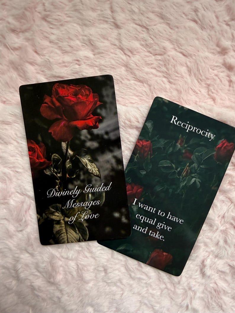 Love Oracle Deck | Twin Flame Messages for Separation Healing - Etsy