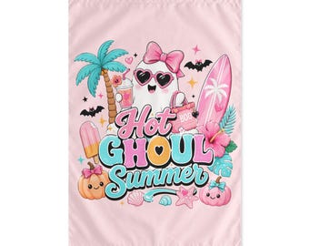 Summerween Hot Ghoul Summer Large Flag