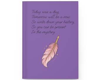 Diario de autoinspiración, agenda de tapa dura.