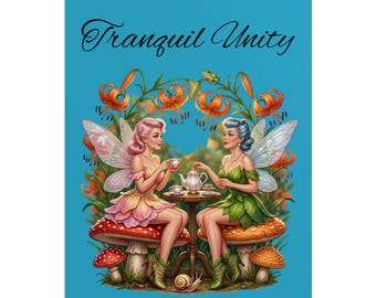 Póster de Tranquil Unity, cuadro enrollado de Fairy Tea Party