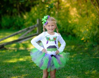 Space Ranger Girl s Birthday halloween Tutu Costume Etsy