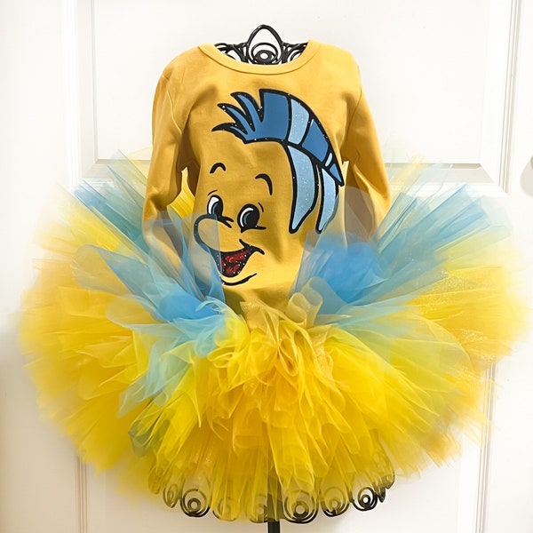 The Little Mermaid, Flounder Tutu Costume