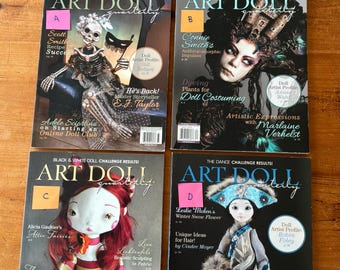 Art Doll Quarterly Book Character Dolls