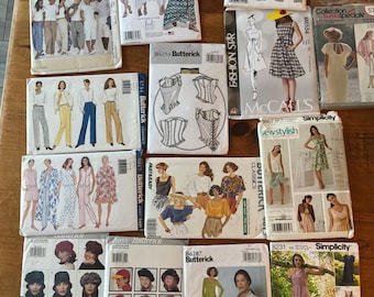 Burda, Simplicity, McCalls; Butterick - 14 modelli di cucito