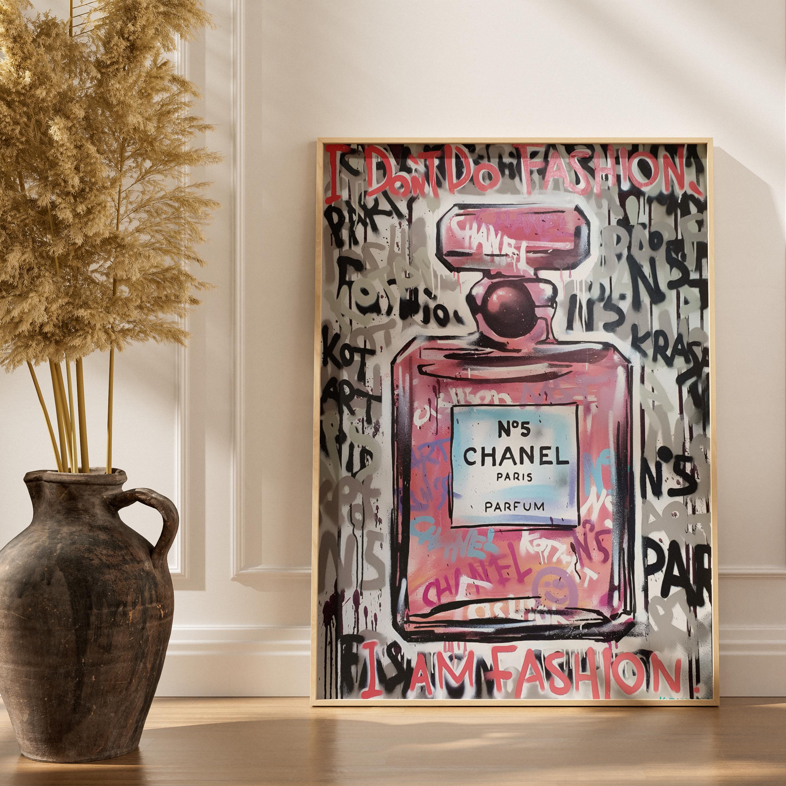 Chanel no5 art - Etsy 日本