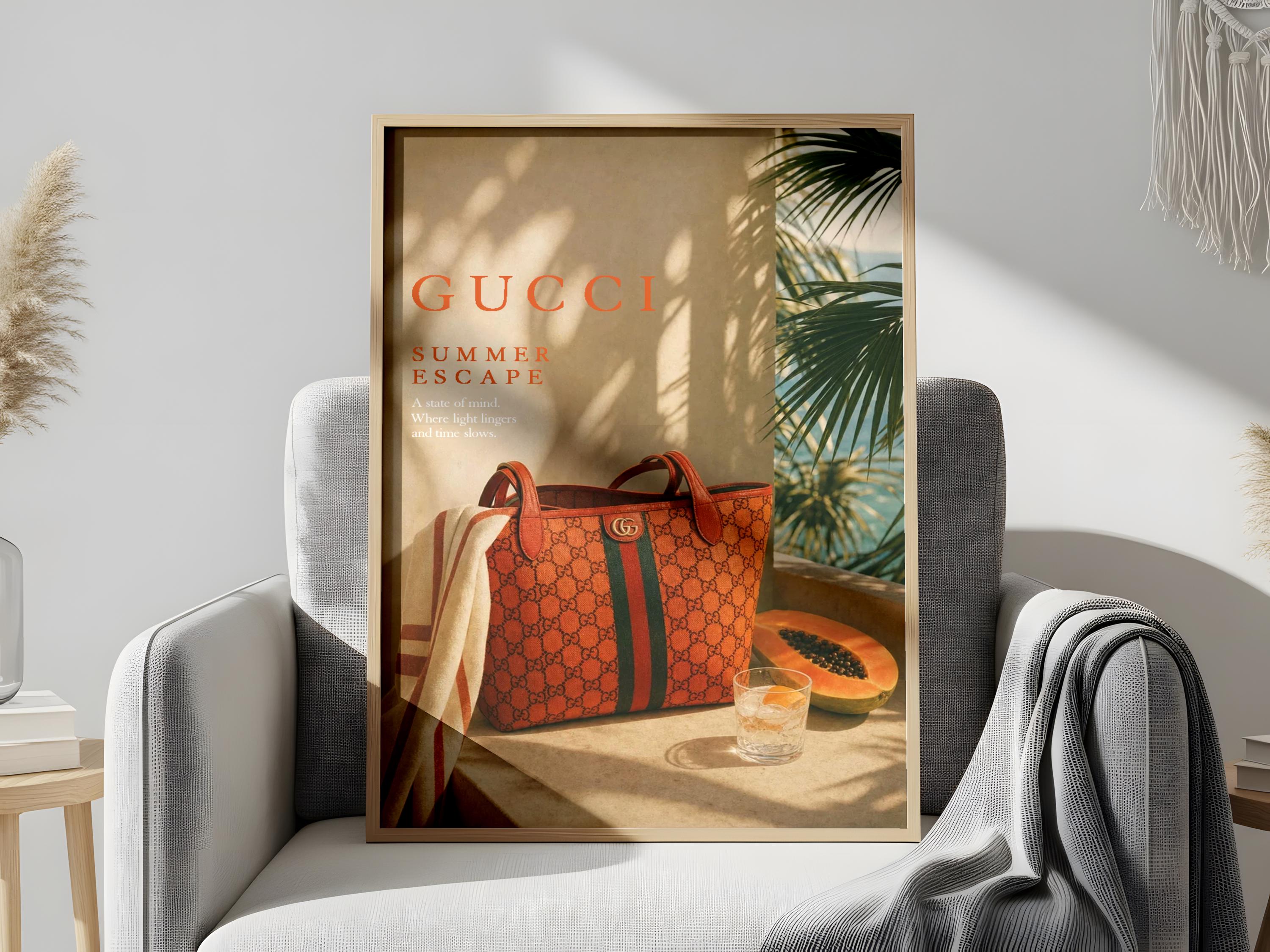 Vintage Gucci Poster - Etsy