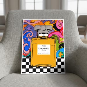 Chanel no5 art - Etsy 日本