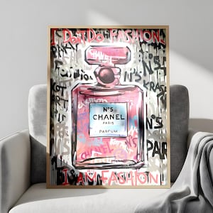 Chanel No5 Wall Art - Etsy