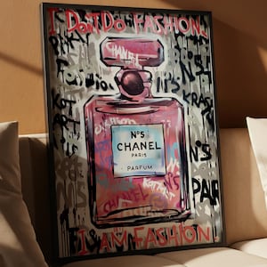 Chanel No5 Wall Art - Etsy