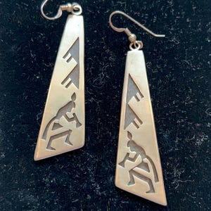 Pendientes Hopi auténticos de época