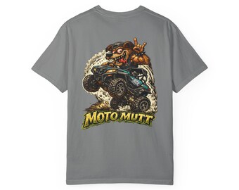 MOTO MUTT Graphic Tee: Comfort Colors Heavyweight Cotton T-Shirt