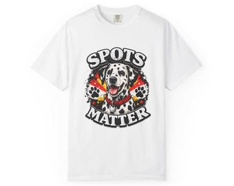 Dalmatian Dog Spots Matter T-Shirt: Playful Canine Lover Gift