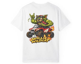 Willie the Wildcat Graphic Tee: Comfort Colors Heavyweight Cotton Shirt