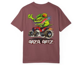 RAZR RATZ Graphic Tee: Comfort Colors Heavyweight Cotton T-Shirt