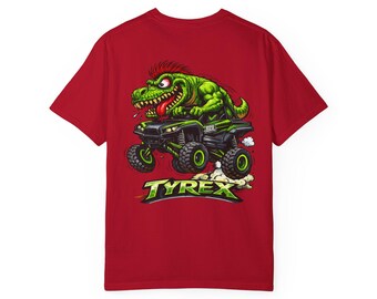 Tyrex the Terex Monster Truck Graphic Tee: Comfort Colors Heavyweight Shirt
