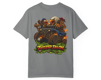 Twisted Talon Graphic Tee: Comfort Colors Heavyweight Cotton Shirt