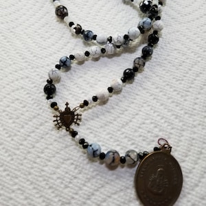 Strung Our Lady of Sorrows Rosary Chaplet Seven 7 Sorrows Mater Dolorosa