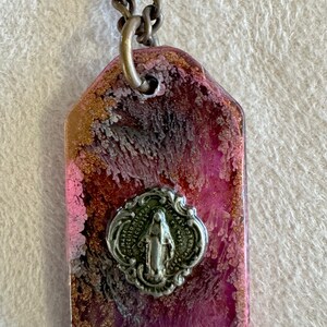 Blessed Virgin Mary &  Miraculous Medal Double Sided Catholic Necklace Gift