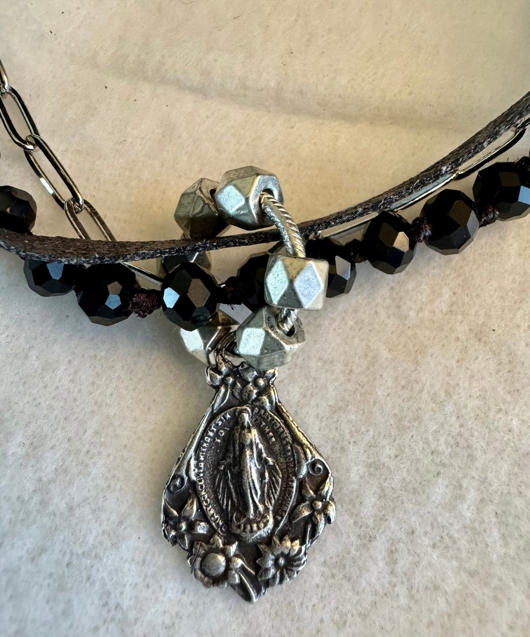 Our Lady Miraculous Medal Catholic Necklace Jewelry Gift - Etsy