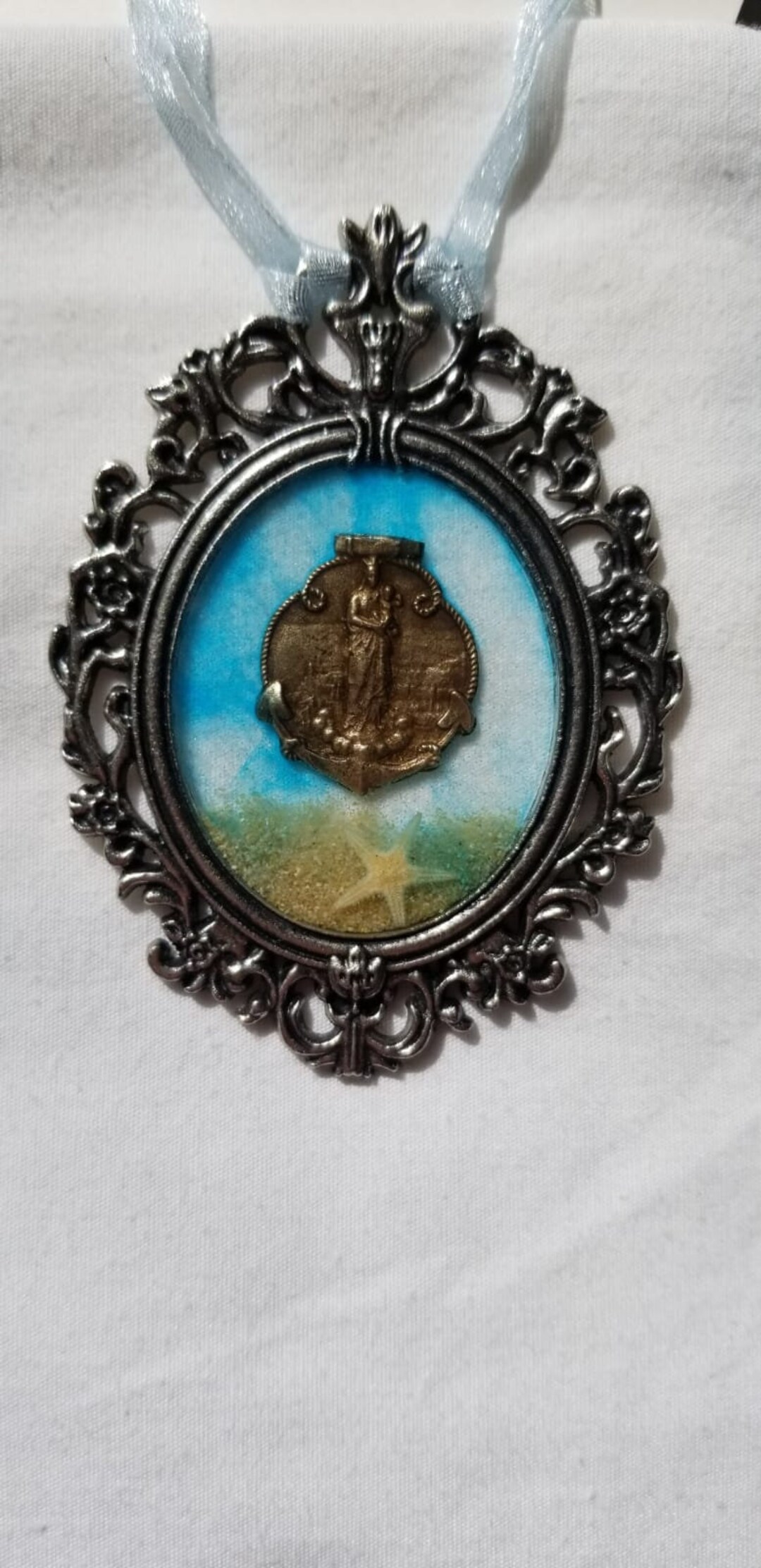 Our Lady Notre Dame Catholic Necklace - Etsy