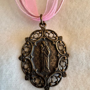 St. Anne and Our Lady Catholic Necklace Catholic Jewelry Gift