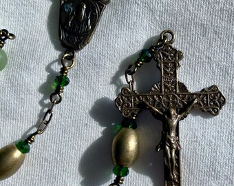 St Saint Benedict Catholic Rosary with Sacred Heart